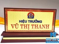 Bán bảng chức danh đồng gỗ cao cấp Bán bảng chức danh đồng gỗ cao cấp