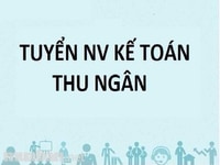 Cần gấp 02 nhân viên kế toán bán hàng Yêu cầu: Nhanh nhẹn, cẩn thận Cần gấp 02 nhân viên kế toán bán hàng Yêu cầu: Nhanh nhẹn, cẩn thận