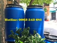 Phân phối sỉ lẻ phuy nhựa 220 lít nắp mở, phy nhựa 200 lít 2 nắp Phân phối sỉ lẻ phuy nhựa 220 lít nắp mở, phy nhựa 200 lít 2 nắp