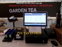 Trọn bộ máy tính tiền kèm bộ rung cho trà chanh tại Bắc Ninh Trọn bộ máy tính tiền kèm bộ rung cho trà chanh tại Bắc Ninh