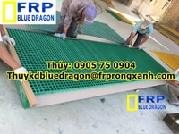 Tấm sàn lót thoát nước frp grating, sàn composite kháng hóa chất Tấm sàn lót thoát nước frp grating, sàn composite kháng hóa chất