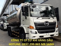 Xe Hino chở xăng dầu 20m3 đóng bồn nhôm cao cấp Xe Hino chở xăng dầu 20m3 đóng bồn nhôm cao cấp