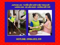 Tuyển nhân viên dọn dẹp vệ sinh nhà cửa theo giờ ca sáng, chiều tối Tuyển nhân viên dọn dẹp vệ sinh nhà cửa theo giờ ca sáng, chiều tối