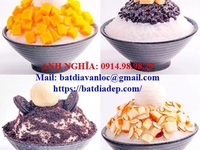 Bán cung ứng các loại tô chén kem bingsu Melamine Nhật Bản - Hàn Quốc Bán cung ứng các loại tô chén kem bingsu Melamine Nhật Bản - Hàn Quốc