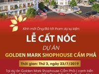 Chỉ 3,3Tỷ/Lô Shophouse Đã Xây Thô - Dự Án Golden Mark Cẩm Phả Chỉ 3,3Tỷ/Lô Shophouse Đã Xây Thô - Dự Án Golden Mark Cẩm Phả