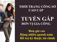 Tuyển đơn vị gia công đã làm hàng thời trang công sở nữ cao cấp Tuyển đơn vị gia công đã làm hàng thời trang công sở nữ cao cấp