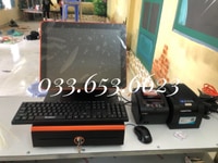 Trọn bộ máy tính tiền 2 màn hình giá rẻ cho quán Trà Chanh Trọn bộ máy tính tiền 2 màn hình giá rẻ cho quán Trà Chanh