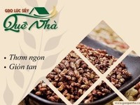 Gạo Lức sấy ăn liền Quê Nhà Gạo Lức sấy ăn liền Quê Nhà