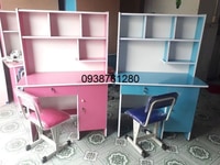 Bộ bàn học sinh gỗ MDF ngang 1m ( có ghế tăng giảm ) Bộ bàn học sinh gỗ MDF ngang 1m ( có ghế tăng giảm )