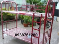 Giường sắt 2 tầng ( kt : 0.8m , 1m , 1m2 ) Giường sắt 2 tầng ( kt : 0.8m , 1m , 1m2 )