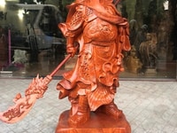 Tượng gỗ QUan Công xách đao_ Mỹ nghệ Âu Lạc Tượng gỗ QUan Công xách đao_ Mỹ nghệ Âu Lạc