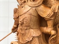 Tượng gỗ Quan Thánh ngự tam Long _ Mỹ nghệ Âu Lạc Tượng gỗ Quan Thánh ngự tam Long _ Mỹ nghệ Âu Lạc