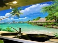 Kính ốp bếp - tranh kính 3d ốp bếp Kính ốp bếp - tranh kính 3d ốp bếp