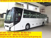 Bán xe khách 47 ghế Thaco TB120s, giá tốt, hỗ trợ vay 75% Bán xe khách 47 ghế Thaco TB120s, giá tốt, hỗ trợ vay 75%