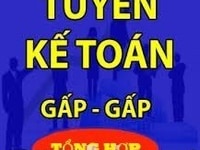 Công ty cần tuyển nhân viên kế toán mới ra trường Công ty cần tuyển nhân viên kế toán mới ra trường