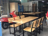 Bộ bàn 6 ghế dành cho quán nhậu, nhà hàng cực bền cực đẹp Bộ bàn 6 ghế dành cho quán nhậu, nhà hàng cực bền cực đẹp