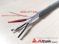 Cáp tín hiệu vặn xoắn chống nhiễu Altek Kabel 3 PR 22 AWG Cáp tín hiệu vặn xoắn chống nhiễu Altek Kabel 3 PR 22 AWG