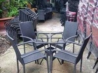 Bàn ghế mây cafe cần thanh lý gấp Bàn ghế mây cafe cần thanh lý gấp