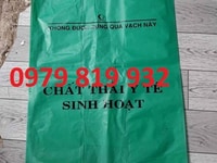 Túi rác thải có in logo y tế trong các bệnh viện Túi rác thải có in logo y tế trong các bệnh viện