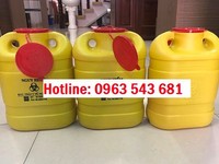 Thùng nhựa đựng vật sắc nhọn, thùng nhựa chứa vật sắc nhọn y tế Thùng nhựa đựng vật sắc nhọn, thùng nhựa chứa vật sắc nhọn y tế