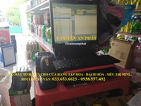 Bộ máy tính tiền cho cửa hàng tạp hóa, bách hóa giá rẻ Bộ máy tính tiền cho cửa hàng tạp hóa, bách hóa giá rẻ