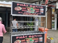 Lò quay giò heo rút xương, Bếp nướng Hoa Mai Lò quay giò heo rút xương, Bếp nướng Hoa Mai