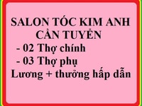 Salon tóc Kim Anh- cần tuyển NỮ thợ phụ Salon tóc Kim Anh- cần tuyển NỮ thợ phụ