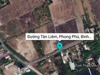 Cần bán khu đất mặt tiền đường Tân Liêm Cần bán khu đất mặt tiền đường Tân Liêm