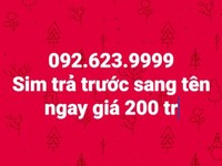 Sim tài lộc siêu nét cần bán lại 092....9999 sang tên ngay Sim tài lộc siêu nét cần bán lại 092....9999 sang tên ngay