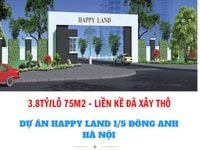 Chỉ 3,8Tỷ/Lô 75m2 Đã Xây Thô - Mặt Đường Quốc Lộ 3 Thị Trấn Đông Anh Chỉ 3,8Tỷ/Lô 75m2 Đã Xây Thô - Mặt Đường Quốc Lộ 3 Thị Trấn Đông Anh