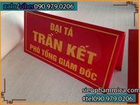 Gia công biển chức danh lấy nhanh Gia công biển chức danh lấy nhanh