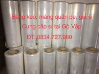 Màng pe quấn hàng, màng pe quấn máy tại Gò Vấp, giá sỉ. Màng pe quấn hàng, màng pe quấn máy tại Gò Vấp, giá sỉ.