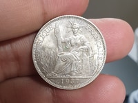Xu 20 cent bạc thời Pháp năm 1937 Xu 20 cent bạc thời Pháp năm 1937