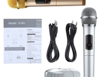 Mic Karaoke Không Dây Excelvan K18U (Mic đôi) Mic Karaoke Không Dây Excelvan K18U (Mic đôi)