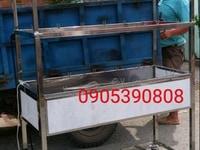 Lò nướng 2 tầng mái che tự động quay dạng xe đẩy giá 5,8 triệu Lò nướng 2 tầng mái che tự động quay dạng xe đẩy giá 5,8 triệu