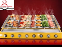 Bếp nướng BBQ ETK288 có 8 họng dùng gas Bếp nướng BBQ ETK288 có 8 họng dùng gas