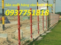 Hàng rào lưới thép mạ kẽm D4, D5, D6, D8 giá tốt Hàng rào lưới thép mạ kẽm D4, D5, D6, D8 giá tốt