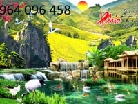 Tranh 3d phong cảnh trang trí - tranh gạch men 3d Tranh 3d phong cảnh trang trí - tranh gạch men 3d