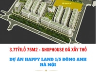Dự Án Liền Kề Happy Land Đông Anh - Mặt Đường Quốc Lộ 3 Đã Có Sổ Đỏ Dự Án Liền Kề Happy Land Đông Anh - Mặt Đường Quốc Lộ 3 Đã Có Sổ Đỏ