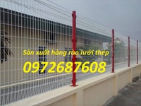 Sản xuất hàng rào lưới thép D4, D5, D6 mạ kẽm, sơn tĩnh điện ở tp. HCM Sản xuất hàng rào lưới thép D4, D5, D6 mạ kẽm, sơn tĩnh điện ở tp. HCM