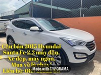 Cần bán Hyundai Santa Fe 2.2 máy dầu-Full option-Lắp đầy đủ đồ chơi!!! Cần bán Hyundai Santa Fe 2.2 máy dầu-Full option-Lắp đầy đủ đồ chơi!!!