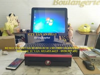Trọn bộ máy tính tiền cho quán Cafe bánh ngọt tại TpHCM Trọn bộ máy tính tiền cho quán Cafe bánh ngọt tại TpHCM