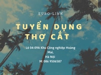 Tuyển gấp công nhân cắt, xưởng may làm tại Khu công Nghiệp Hoàng Mai Tuyển gấp công nhân cắt, xưởng may làm tại Khu công Nghiệp Hoàng Mai