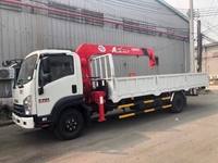 Xe cẩu 5 tấn ISUZU gắn cẩu UNIC 3 tấn 5 khúc, mới 100% Xe cẩu 5 tấn ISUZU gắn cẩu UNIC 3 tấn 5 khúc, mới 100%