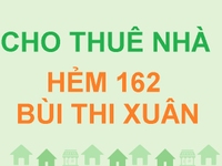 Cho thuê nhà hẻm 162 Bùi Thị Xuân, Quận 1, 160m2, 3 lầu, sân thượng Cho thuê nhà hẻm 162 Bùi Thị Xuân, Quận 1, 160m2, 3 lầu, sân thượng