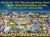 Bán đất thuộc LK7 FLC Sầm Sơn măt đường Thanh Niên Bán đất thuộc LK7 FLC Sầm Sơn măt đường Thanh Niên