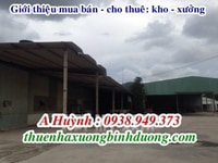 Cho thuê kho - xưởng Thuận An, Bình Dương dt từ 1.700m2 đến 8.800m2 Cho thuê kho - xưởng Thuận An, Bình Dương dt từ 1.700m2 đến 8.800m2