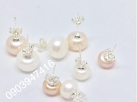 Khuyến Mãi đến 1/3 Bông tai ngọc trai thật móc gài bạc Khuyến Mãi đến 1/3 Bông tai ngọc trai thật móc gài bạc