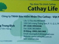 Công ty Cathay tuyển quản lý khách hàng và nhân viên kinh doanh Công ty Cathay tuyển quản lý khách hàng và nhân viên kinh doanh