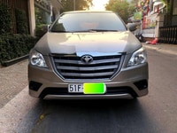 Bán gấp xe Toyota Innova 2.0E màu nâu vàng, biển số thành phố Bán gấp xe Toyota Innova 2.0E màu nâu vàng, biển số thành phố